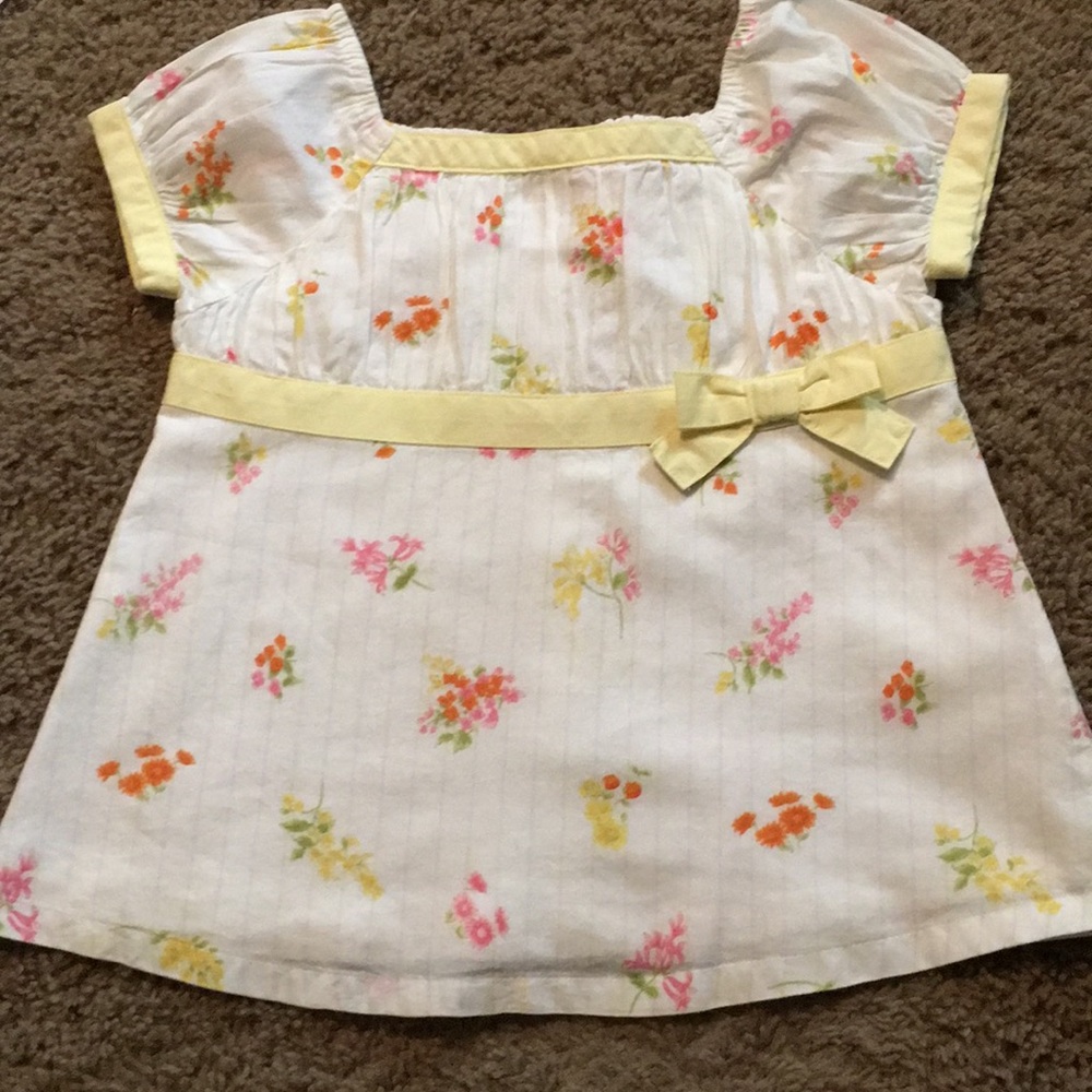 Vintage Gymboree Wildflower Fields print top Size 4